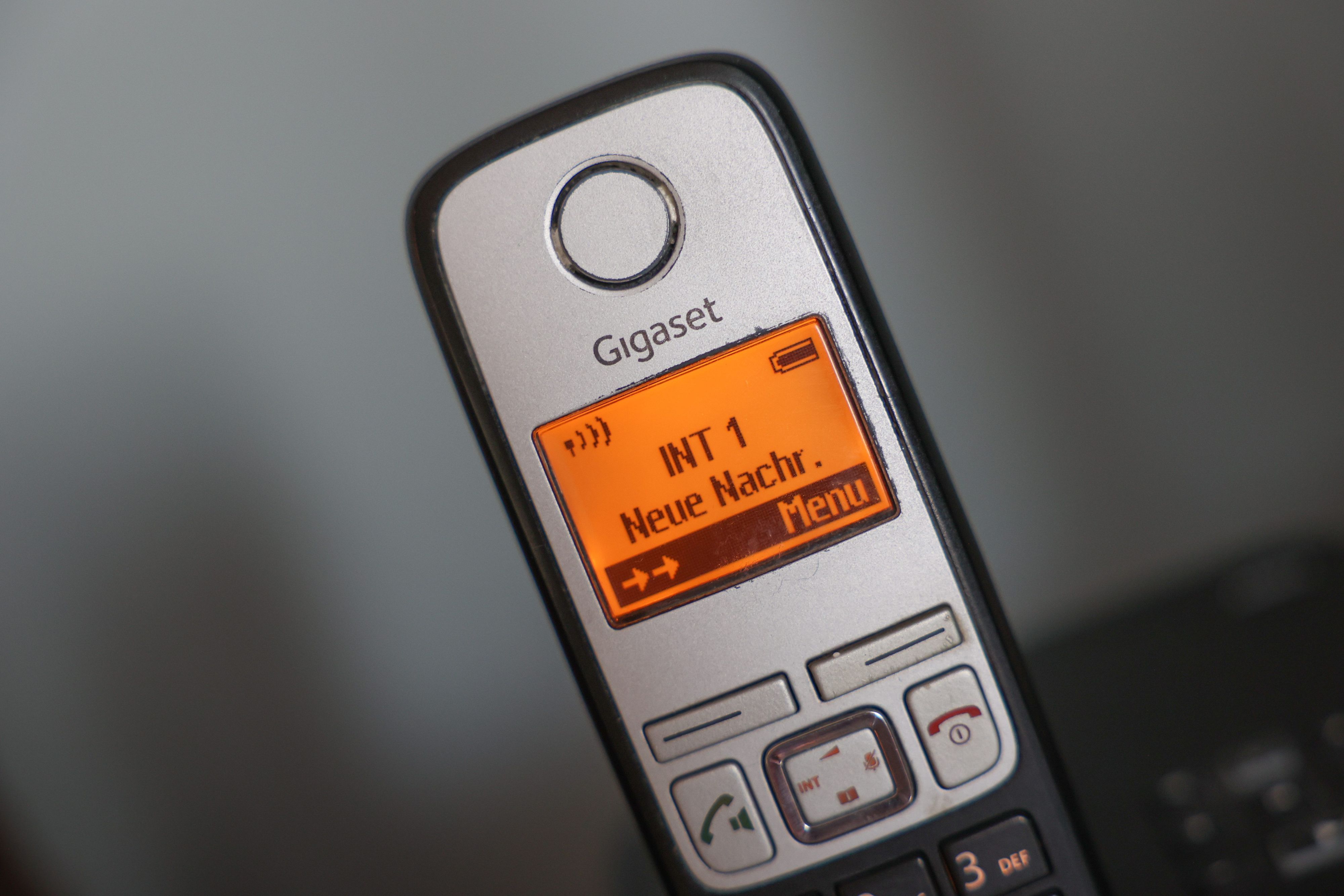 Blick auf das Gigaset A400a. Der Anbieter von Kommunikationstechnologie Gigaset ist nach eigenen Angaben zahlungsunfähig.