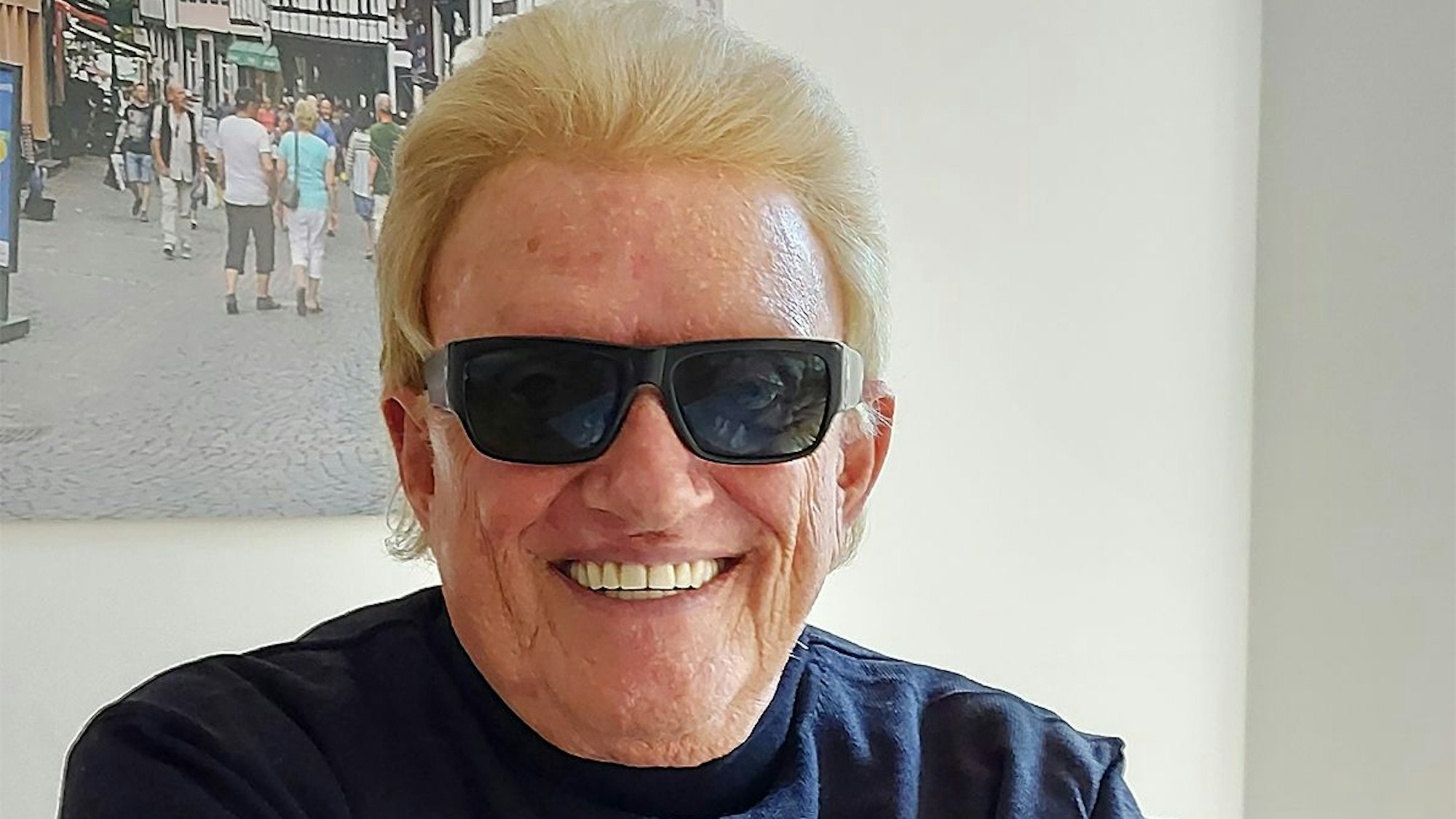 Das Bild zeigt den Sänger Heino