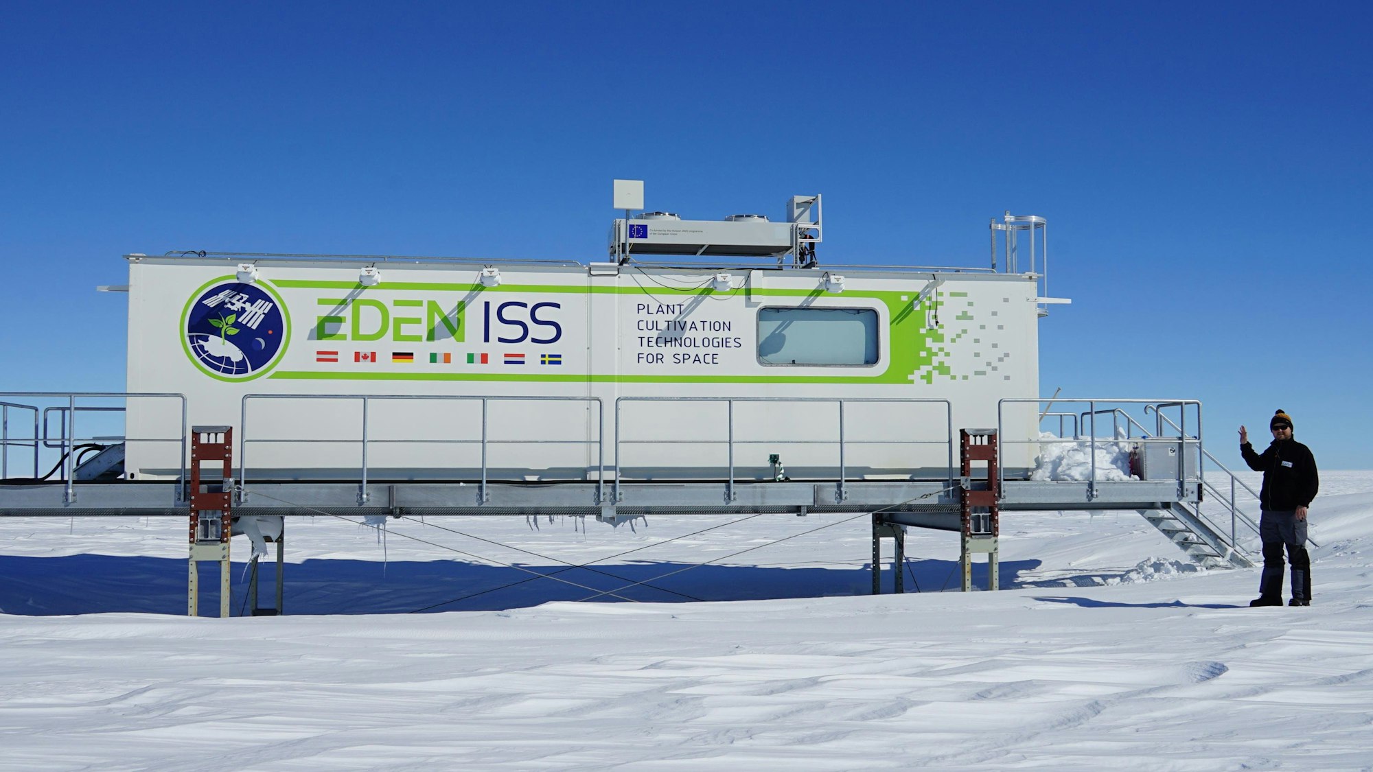 Das Gewächshaus „Eden ISS“ stand fünf Jahre lang in der Antarktis. Es soll Astronautinnen und Astronauten dabei helfen, sich auf Mond- und Weltraummissionen vorzubereiten.