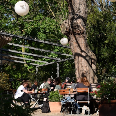 Biergarten im Stadtgarten