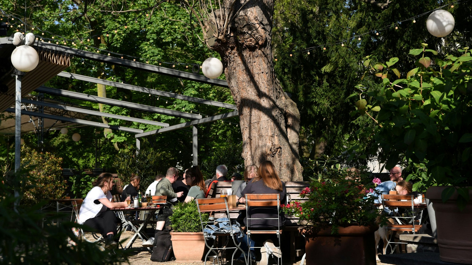 Biergarten im Stadtgarten
