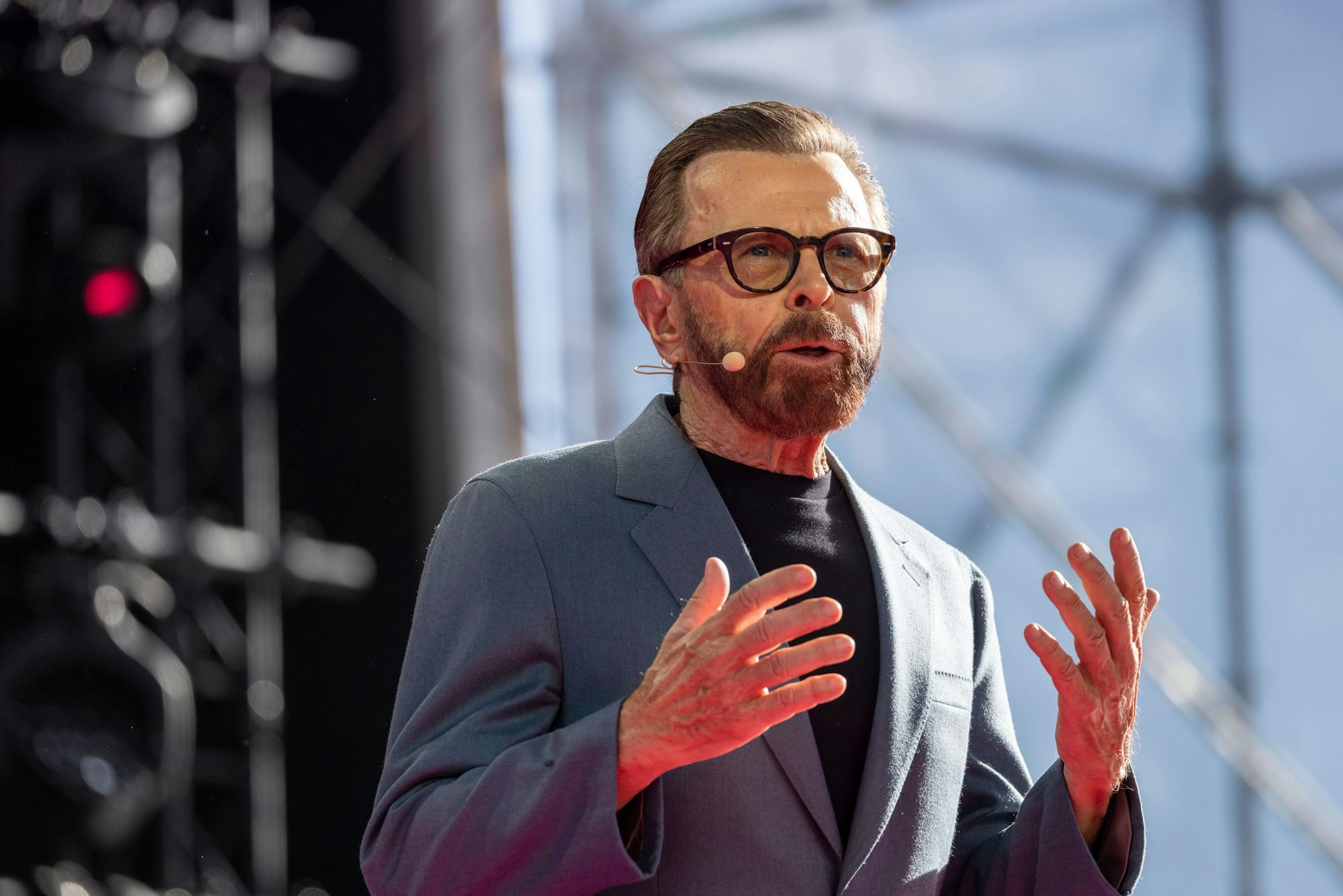Auch Abba-Legende Björn Ulvaeus kam nach Köln.