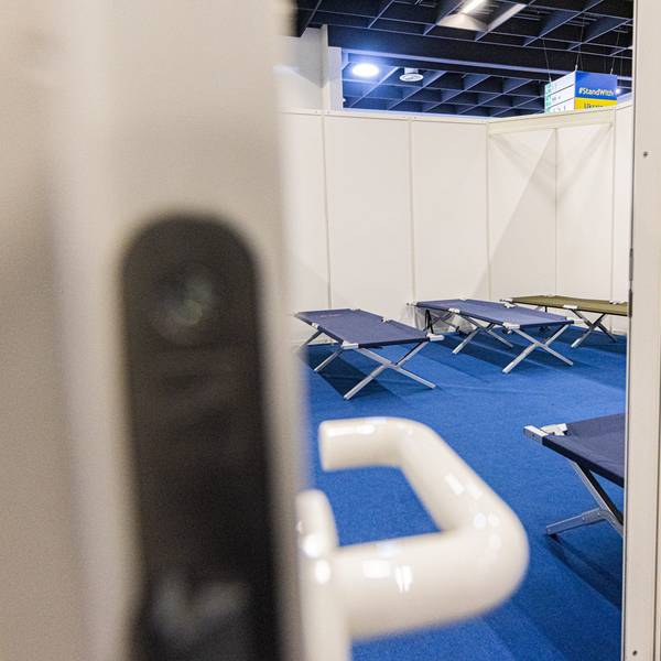 Die Messehallen in Deutz