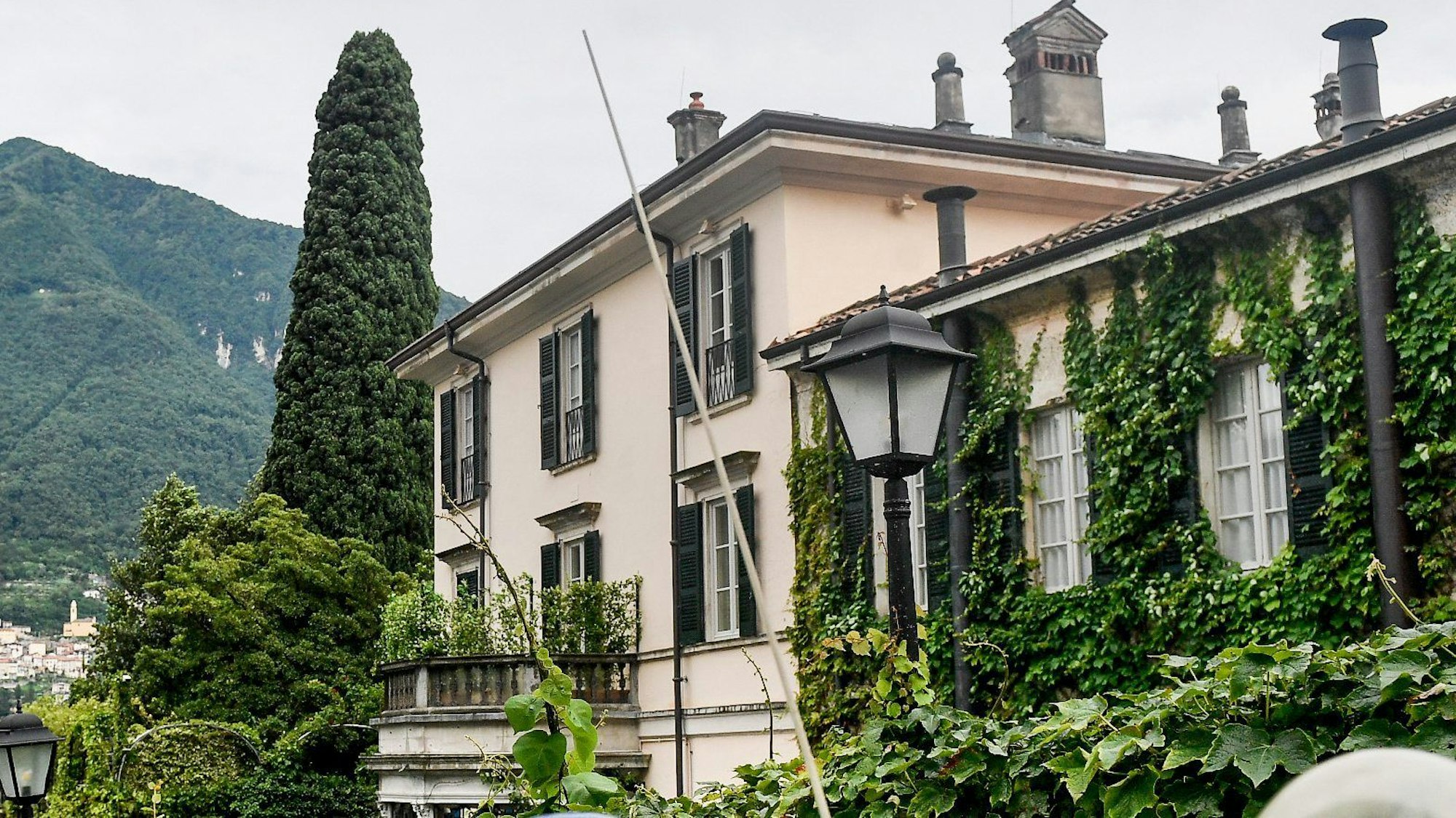 Außenansicht der Villa Oleandra'von Hollywoodstar George Clooney am Comer See.