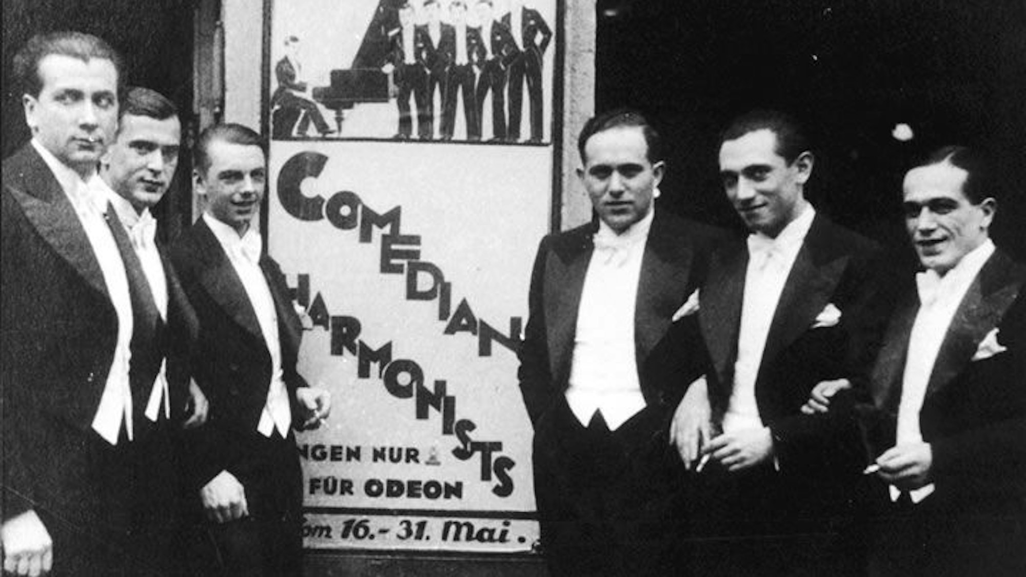 Die Comedian Harmonists 1928 in Köln