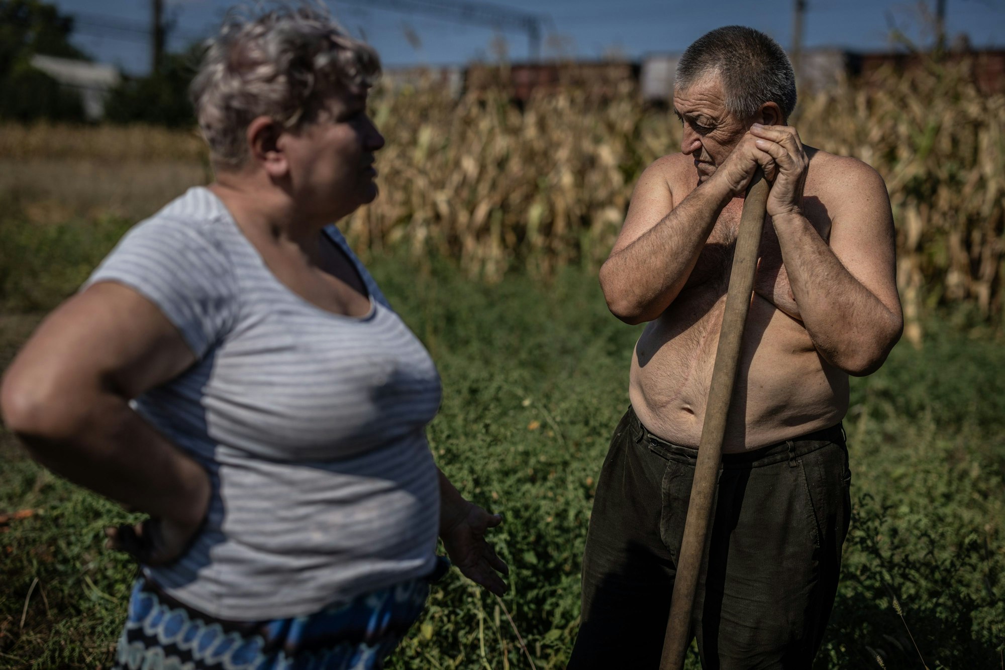 Switlana (61) und Wassyl (70)