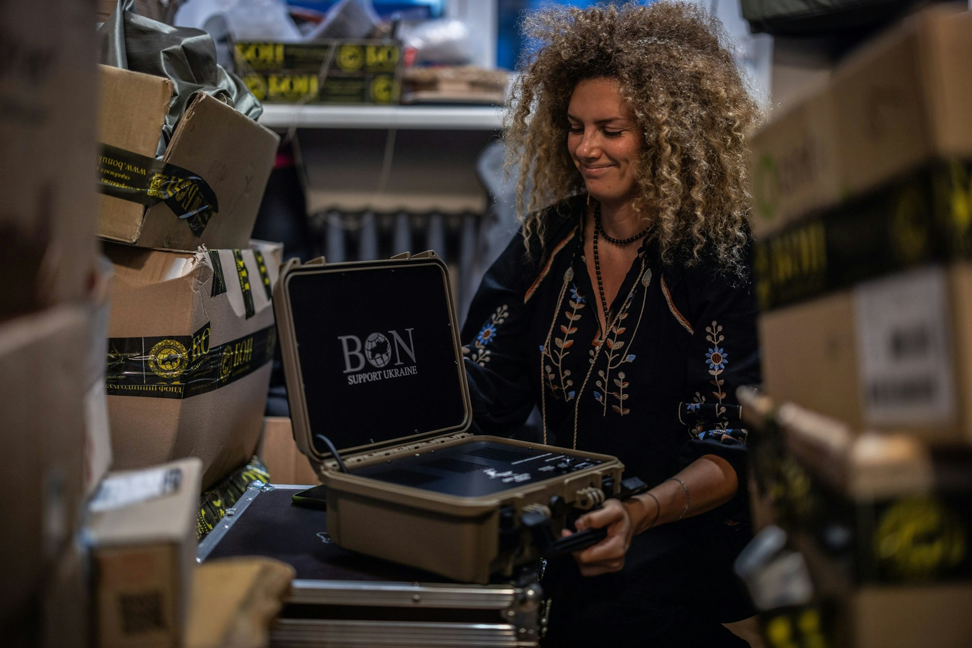 Oresta Brit, Chefin der Hilfsorganisation BON («Wohltätigkeitsvereinigung der Nationen»)