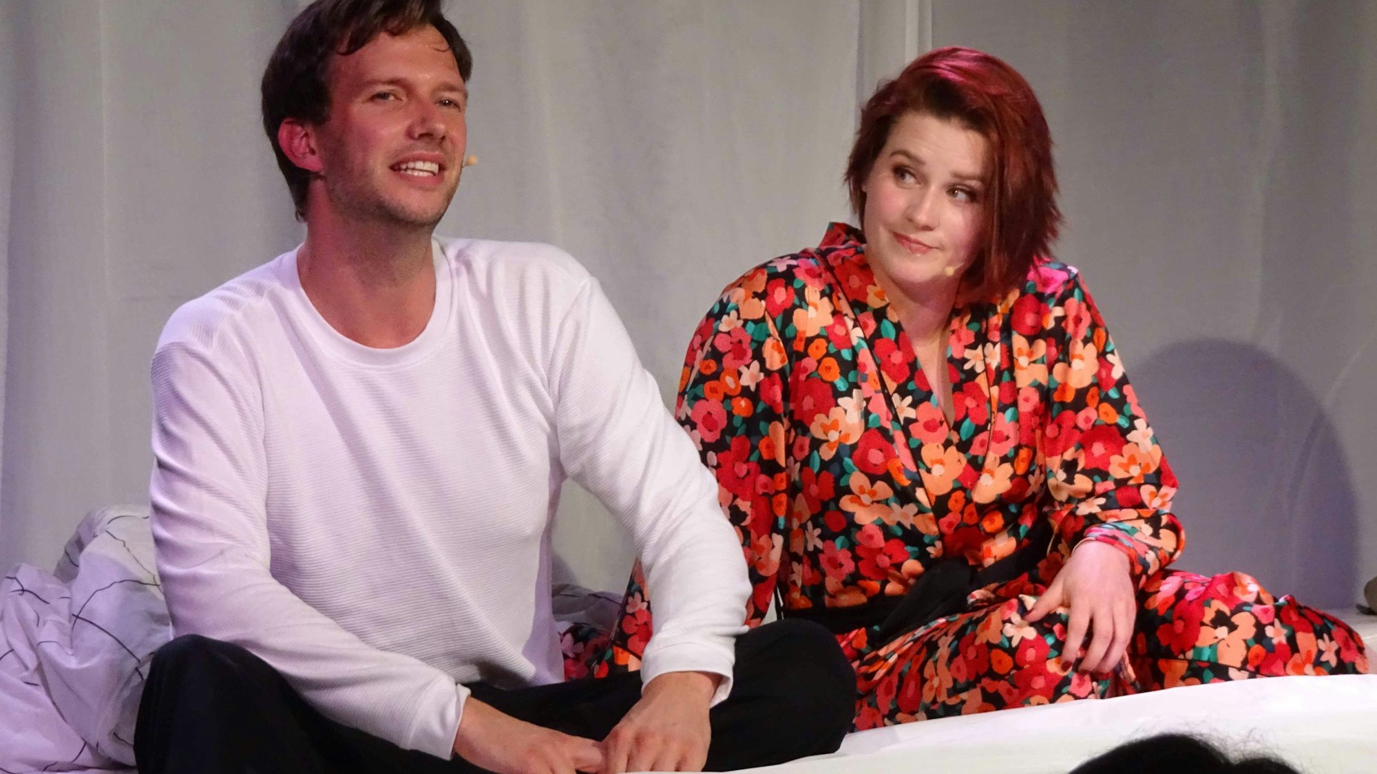 Premiere im Theater am Lohmarkt mit der Musicalkomödie „Jana und Janis - Sag einfach Jein“ mit Johanna Haas und Nico Schweers.