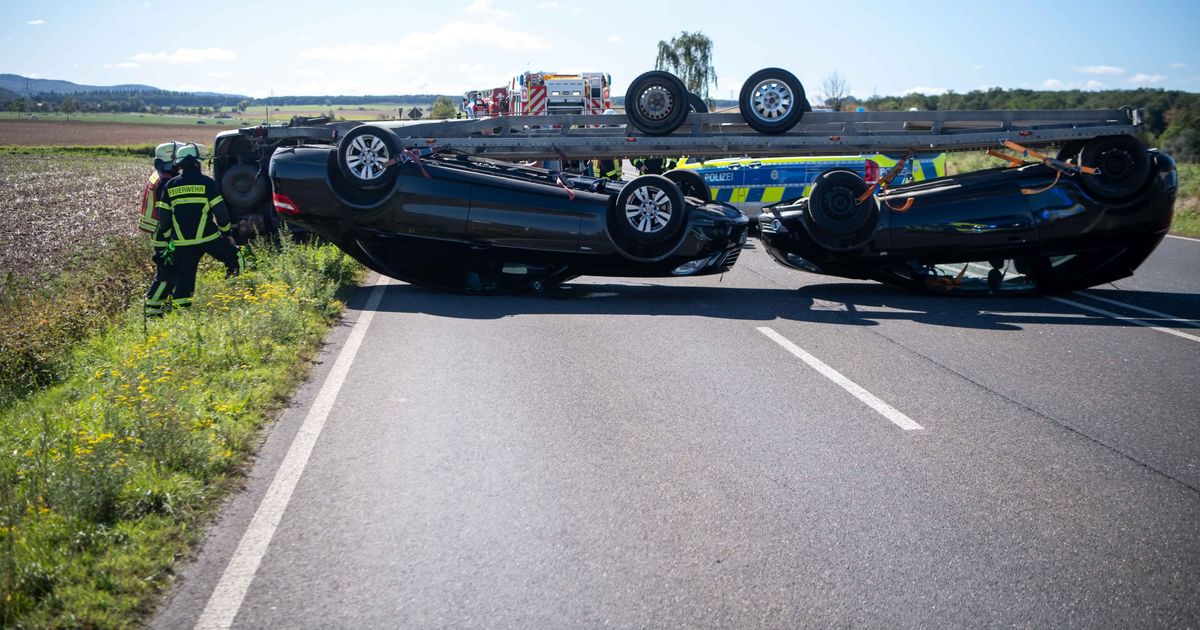 Unfall: Drei Autos auf der L194 bei Euskirchen umgekippt - Rundschau Online
