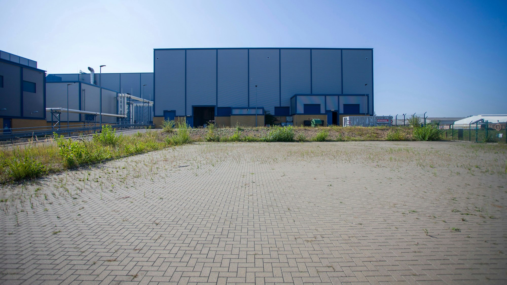 Hier soll die Großwärmepumpe errichtet werden.