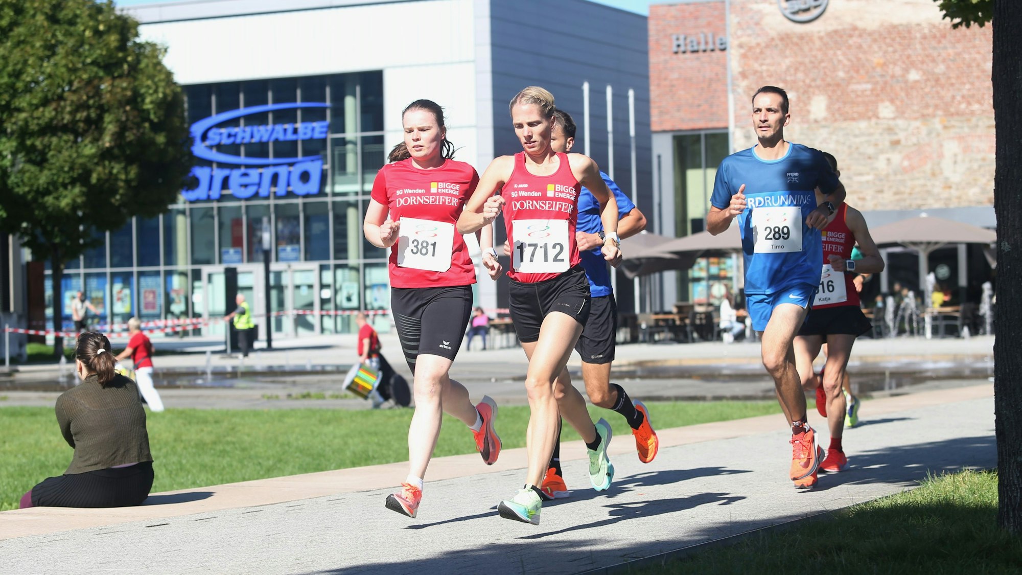Laufszene auf dem Steinmüllergelände