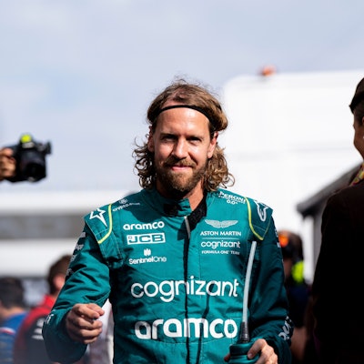 Sebastian Vettel aus Deutschland vom Team Aston Martin vor seinem letzten Rennen beim Großen Preis von Abu Dhabi.