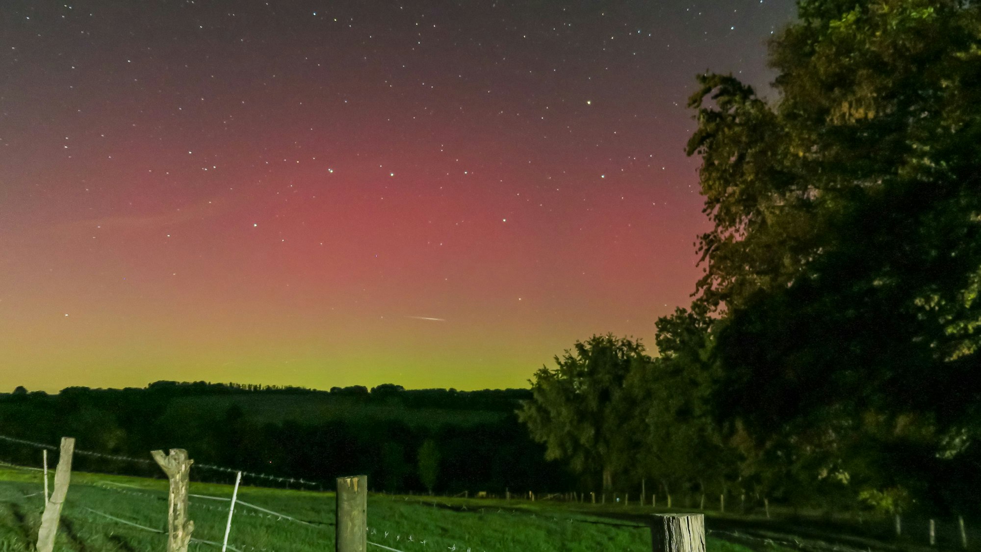 Polarlichter über Much