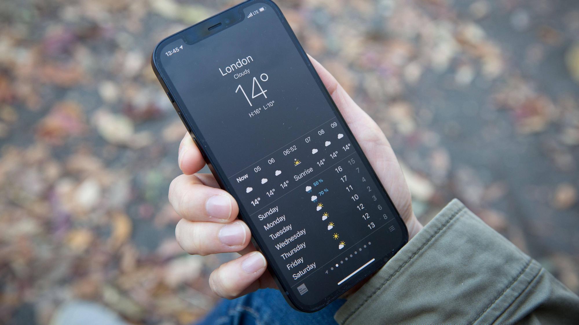 Apple Wetter App