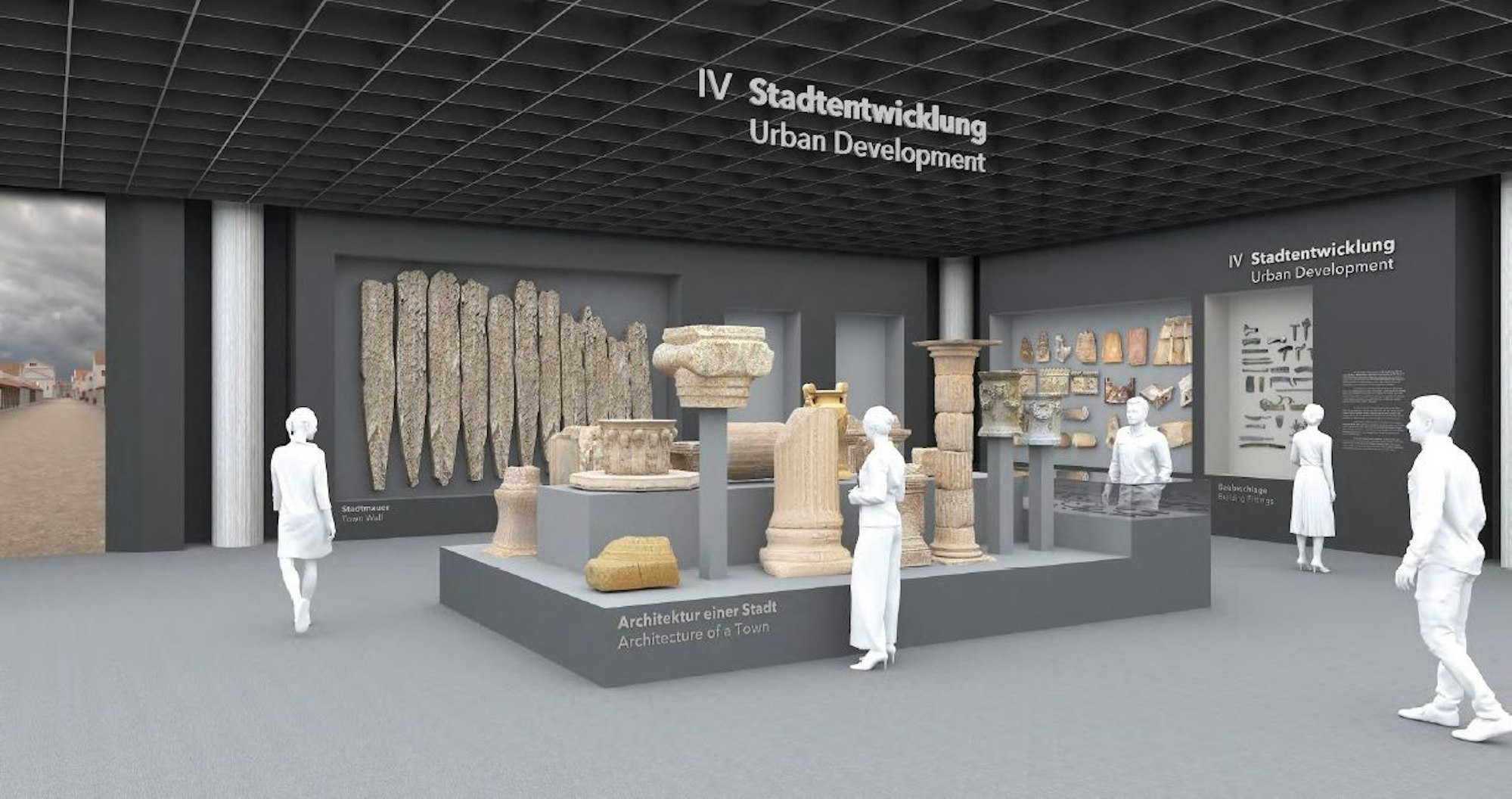 Eine Visualisierung aus dem künftigen Innenraum des sanierten RGM