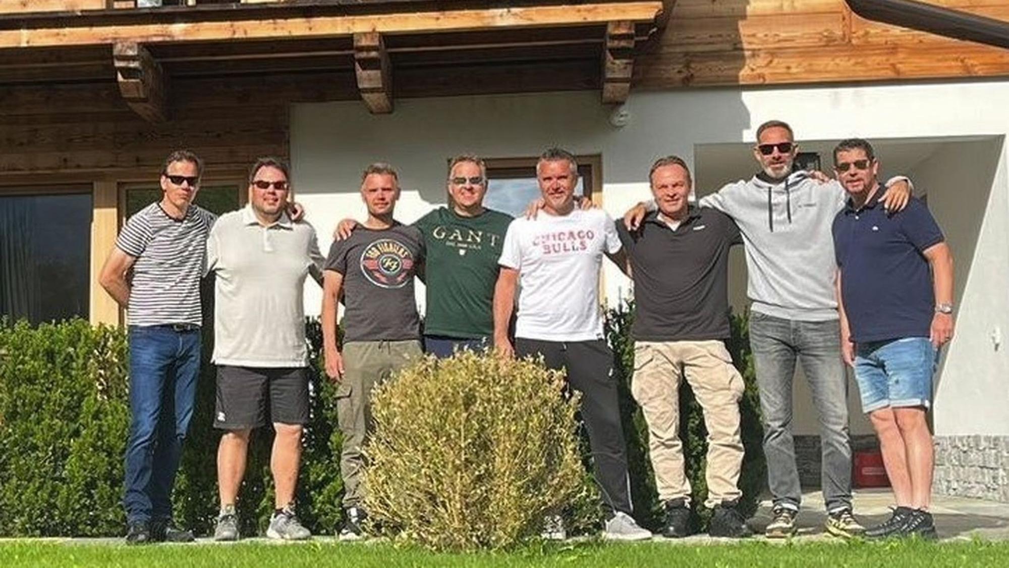 Gruppenfoto der Herren 40 des TC Ohl.