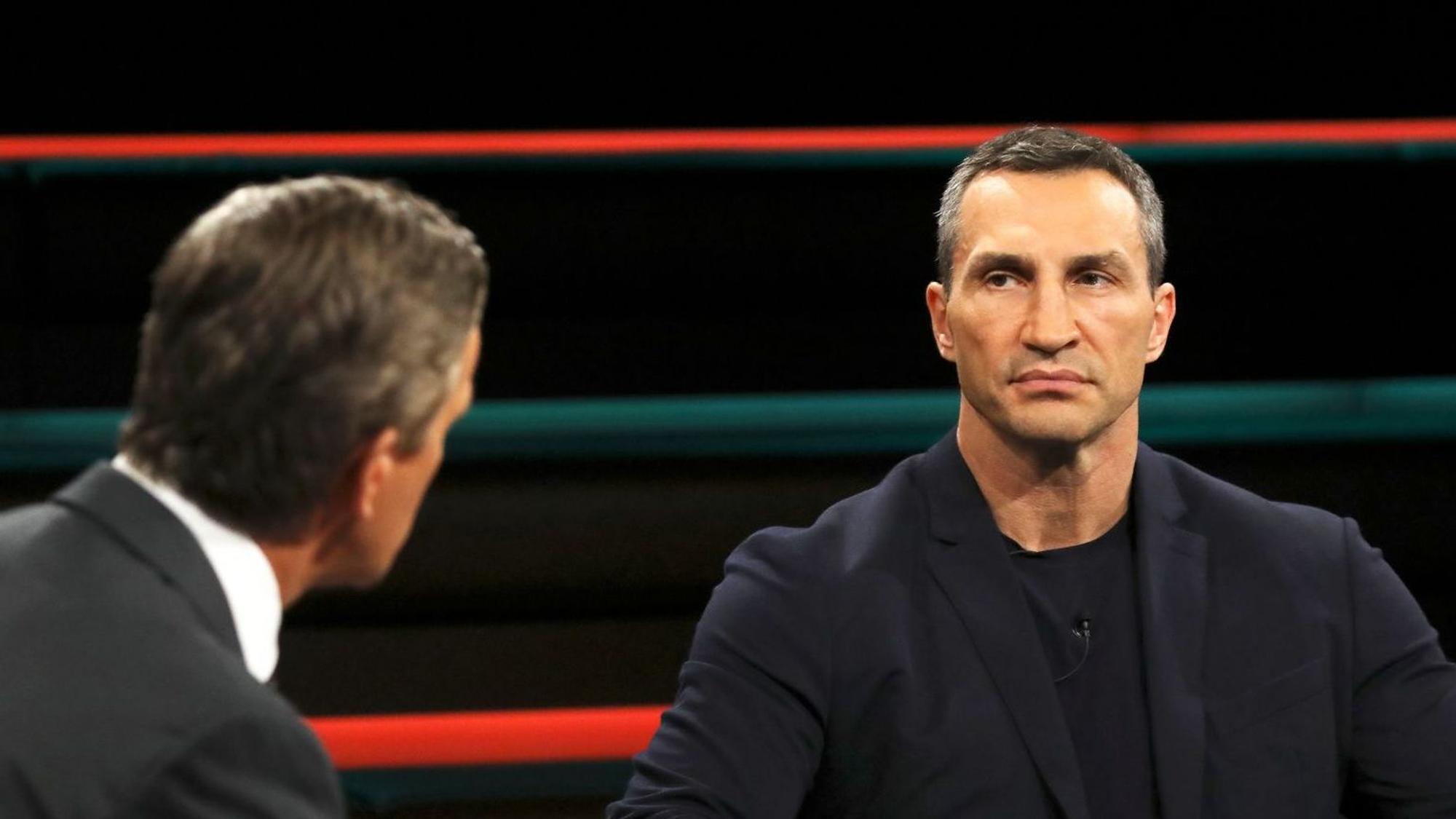 Von links: Markus Lanz, Dr. Wladimir Klitschko