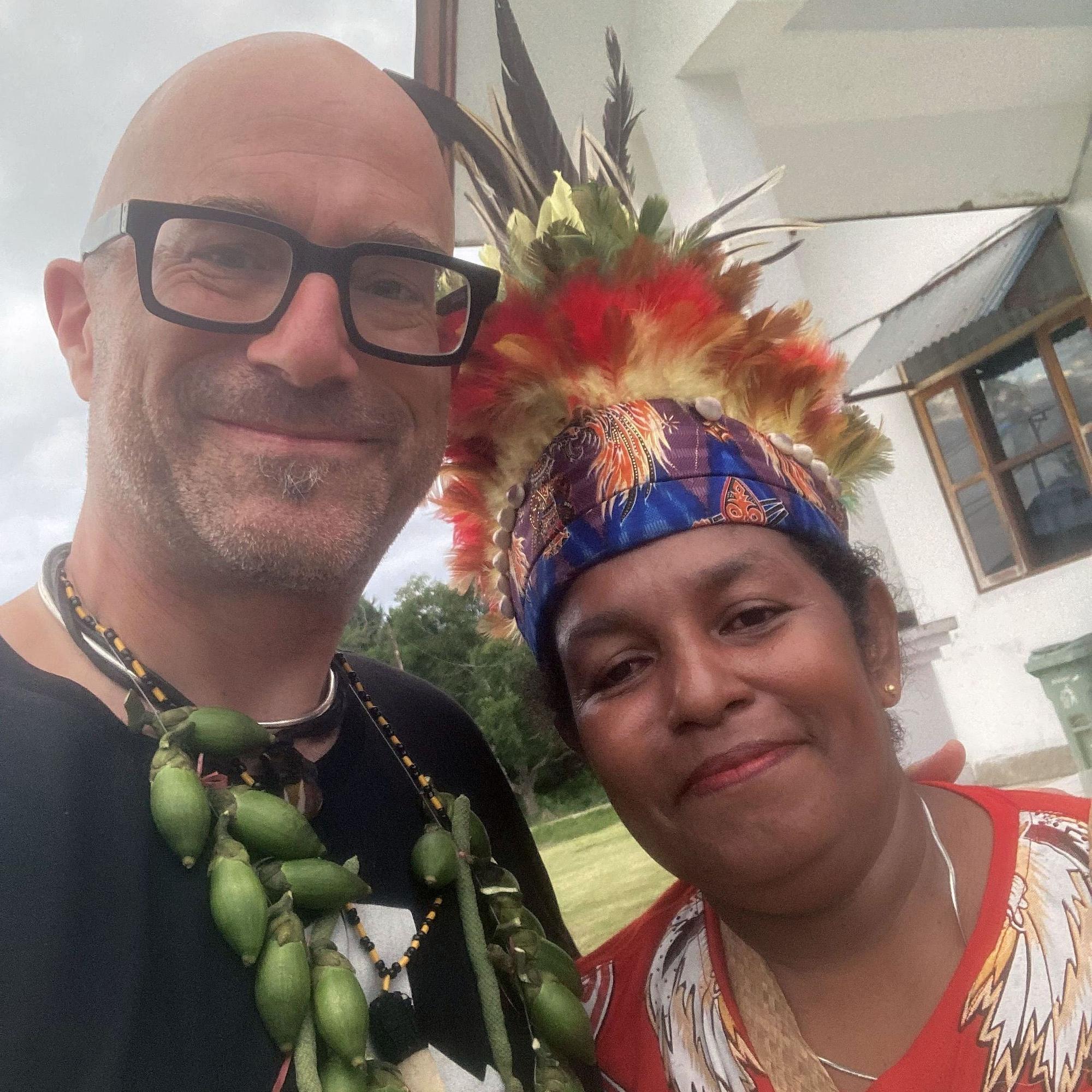 Maic Stausberg in Westpapua.