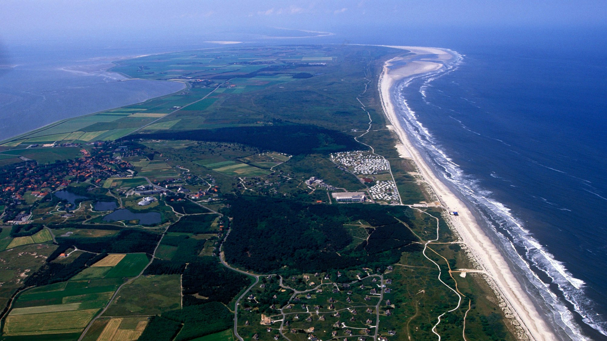 Ameland, von oben