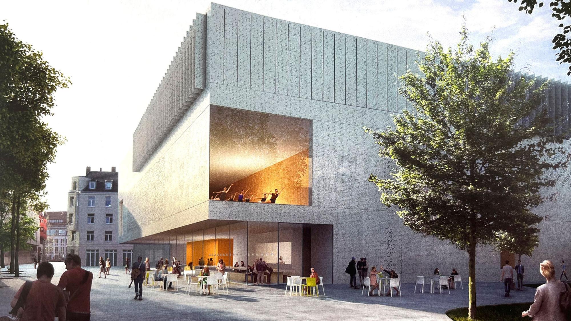 Ein architektonisches Highlight soll der Erweiterungsbau der Musikhochschule im Kunibertsviertel werden.