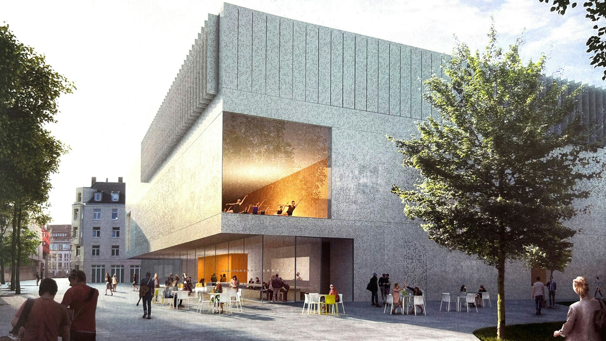 Ein architektonisches Highlight soll der Erweiterungsbau der Musikhochschule im Kunibertsviertel werden.