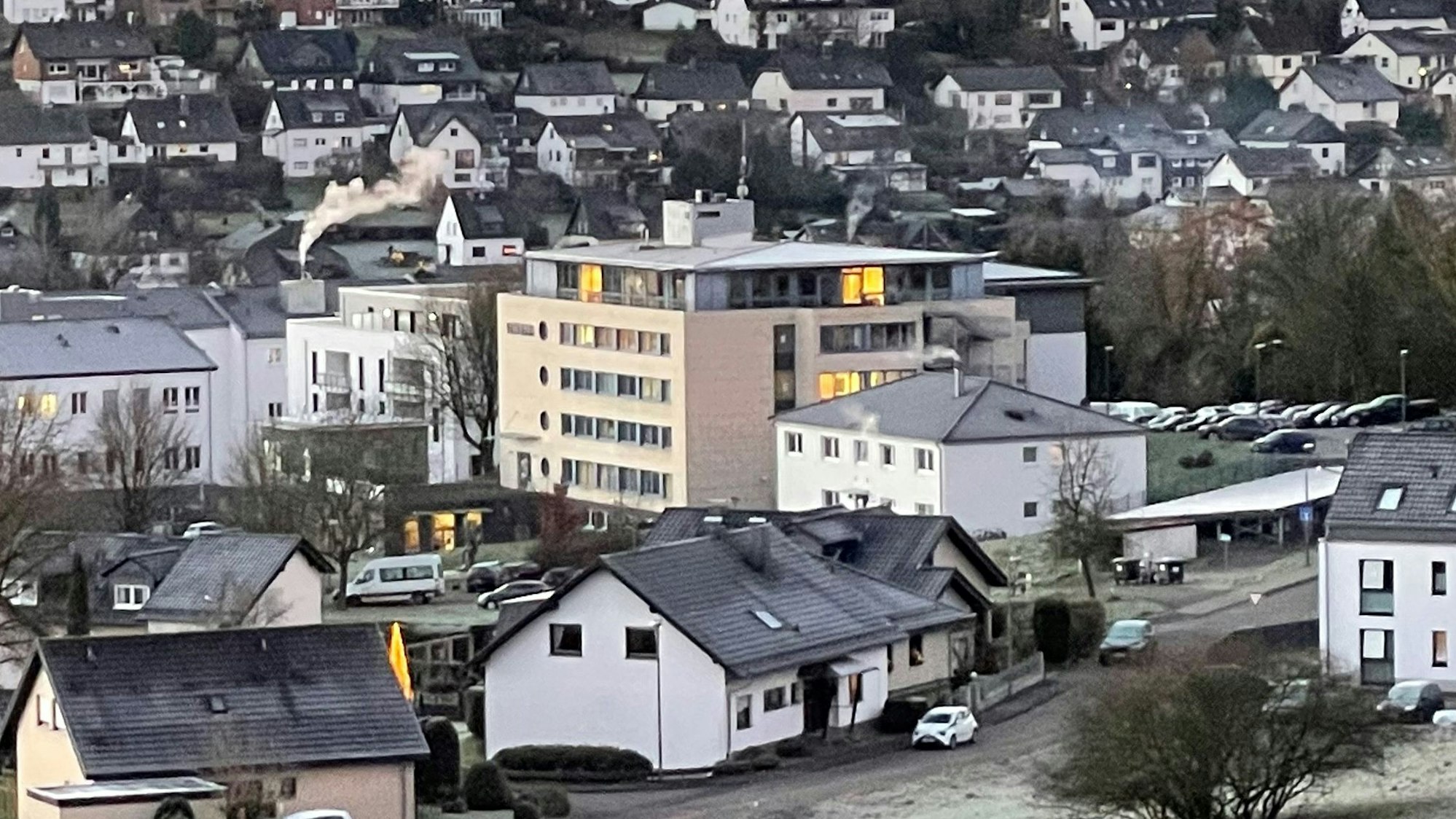 Blick auf das Rathaus in Lindlar.