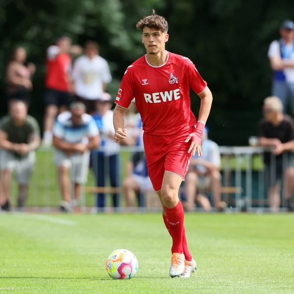 Testspiel, Salinenstadion Bad Dürrheim, Club Grasshopper Club Zürich vs. 1. FC Köln, Rijad Smajic (1. FC Köln), 09.07.2022, Bild: Herbert Bucco