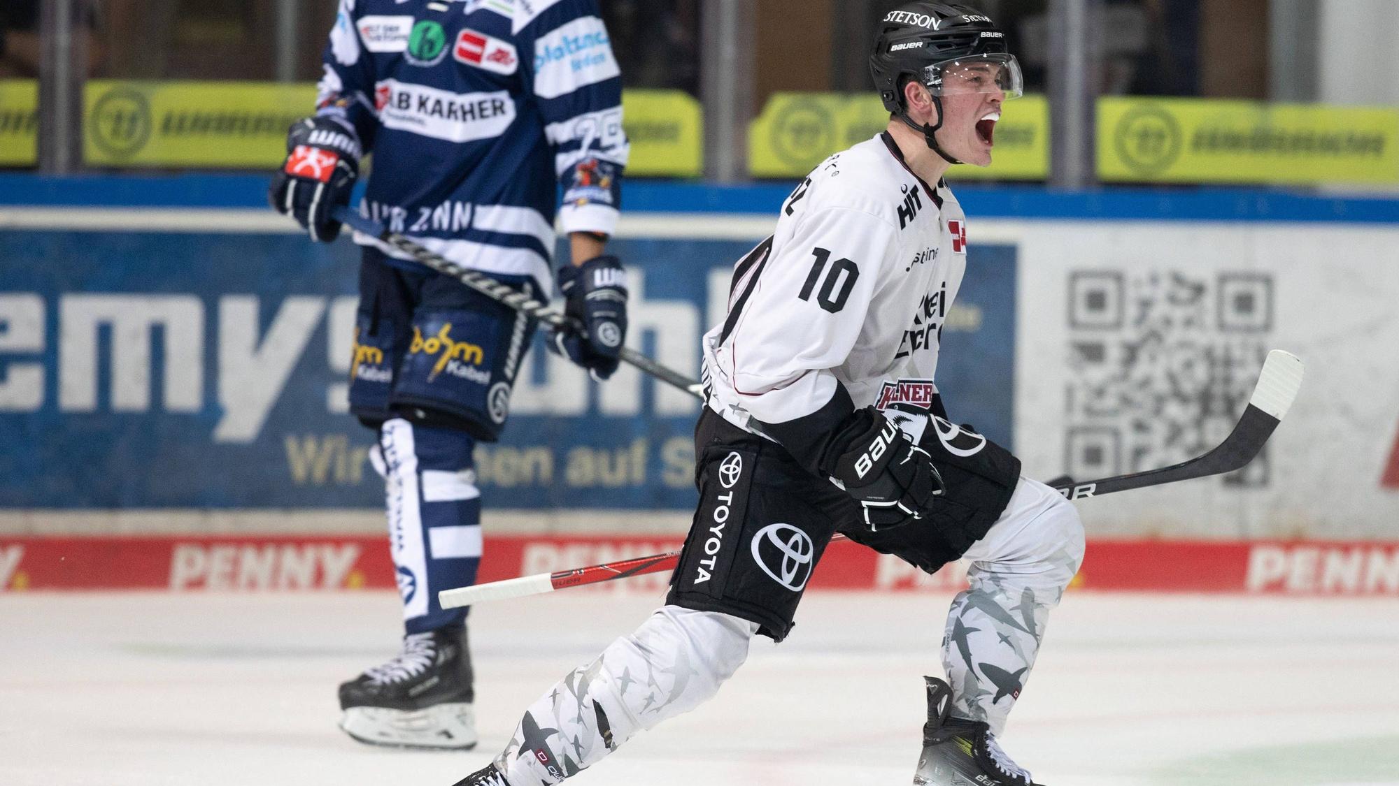 PENNY DEL 1 Iserlohn Roosters - Koelner Haie Koeln, 28.09.2023 Justin Schuetz Koelner Haie,