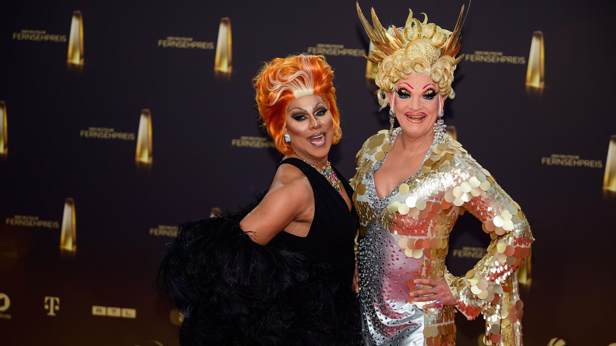 Dragqueens Olivia Jones und Catherine Leclerc