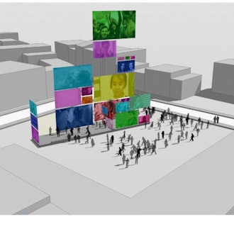 Der Entwurf: Videos mit Interviews von Betroffenen, abrufbar per Smartphone, werden zu einem „virtuellen Haus“.