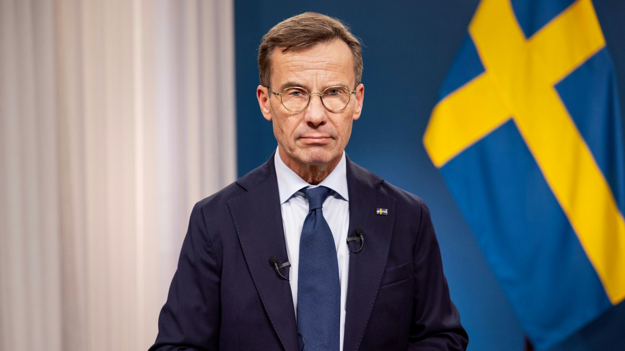 Schwedens Ministerpräsident Kristersson.