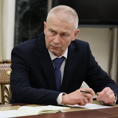 Russia Putin 8526887 28.09.2023 Chairman of the League for Protecting Interests of Veterans of Local Wars and Military Conflicts, Andrei Troshev attends a meeting with Russian President Vladimir Putin at the Kremlin in Moscow, Russia. Mikhail Metzel / POOL Moscow Russia PUBLICATIONxINxGERxSUIxAUTxESTxLTUxLATxNORxSWExDENxNEDxPOLxUKxONLY Copyright: xMikhailxMetzelx