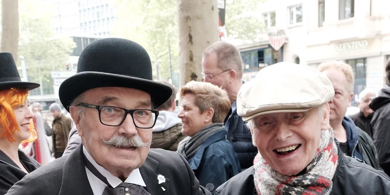 Charly Kaiser und Hans-Dieter Dümpelsfeld.