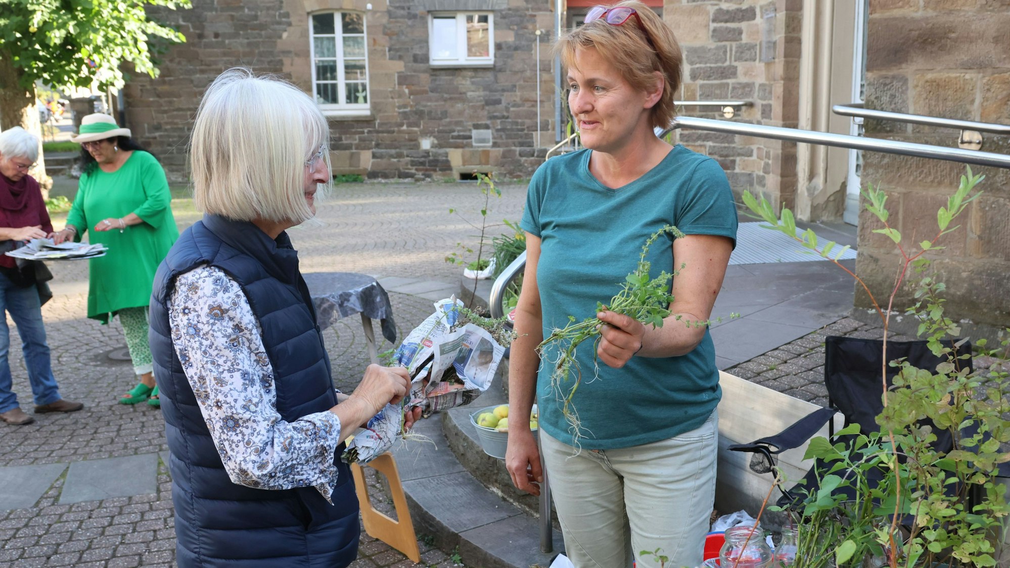 Gisela Lauterbach im Gespräch mit Heike Benz.