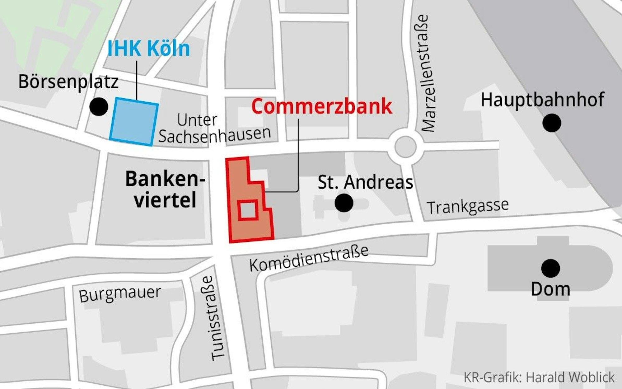 Das Kölner Bankenviertel