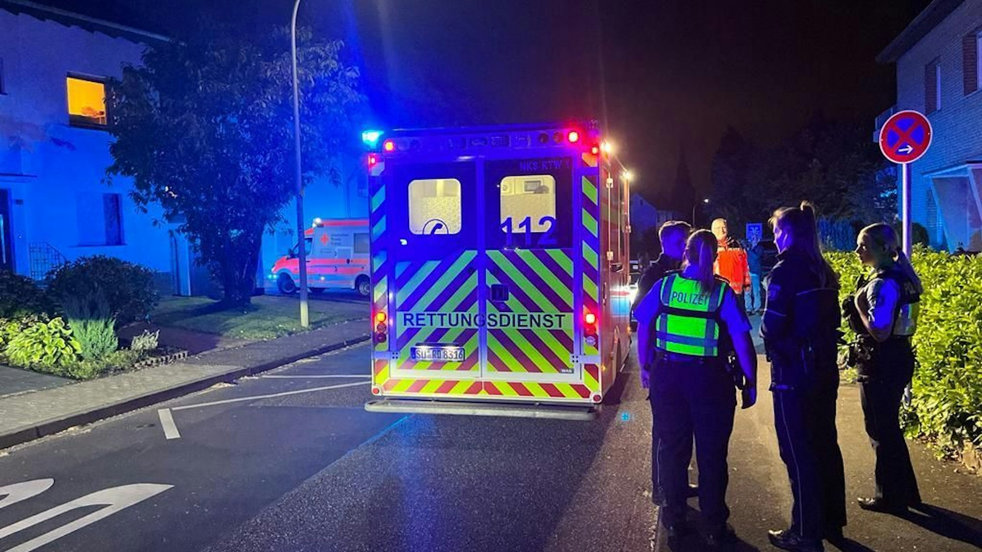 Zu einer heftigen Auseinandersetzung kam es in Lohmar-Birk.