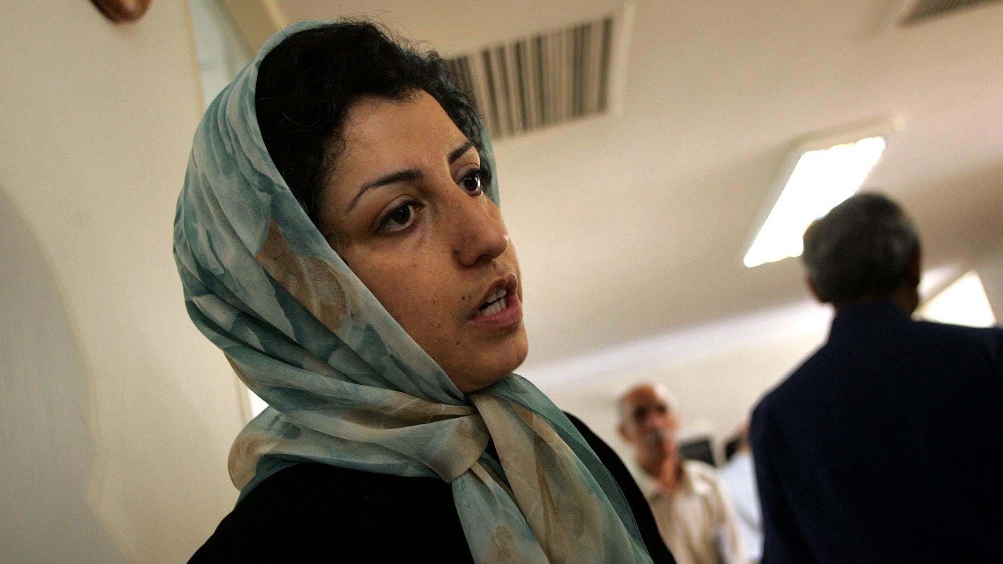 Die Menschenrechtlerin Narges Mohammadi im Jahre 2007 in Teheran