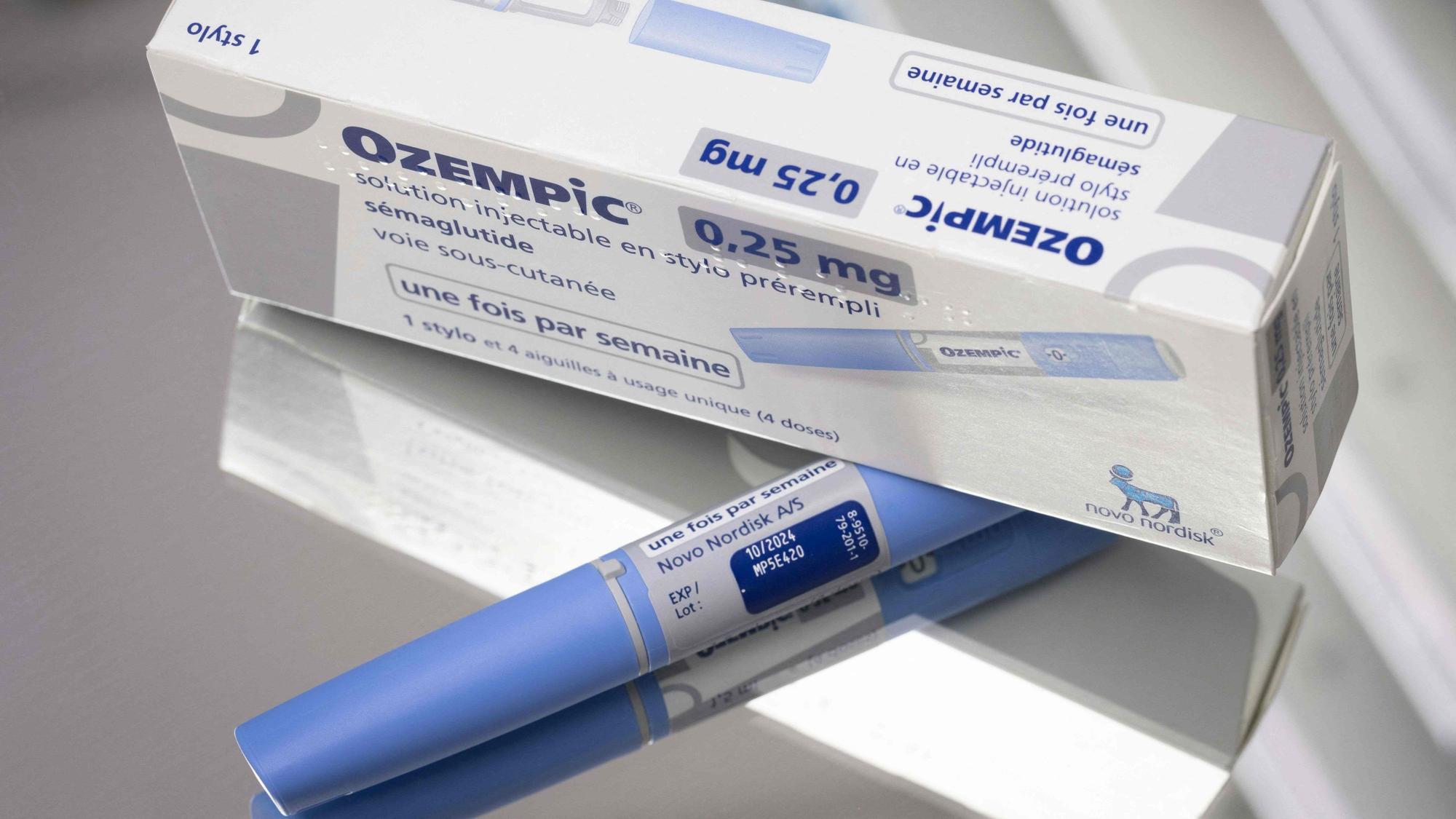 Das Antidiabetikum „Ozempic“ (Semaglutid) des dänischen Pharmaunternehmens „Novo Nordisk“.