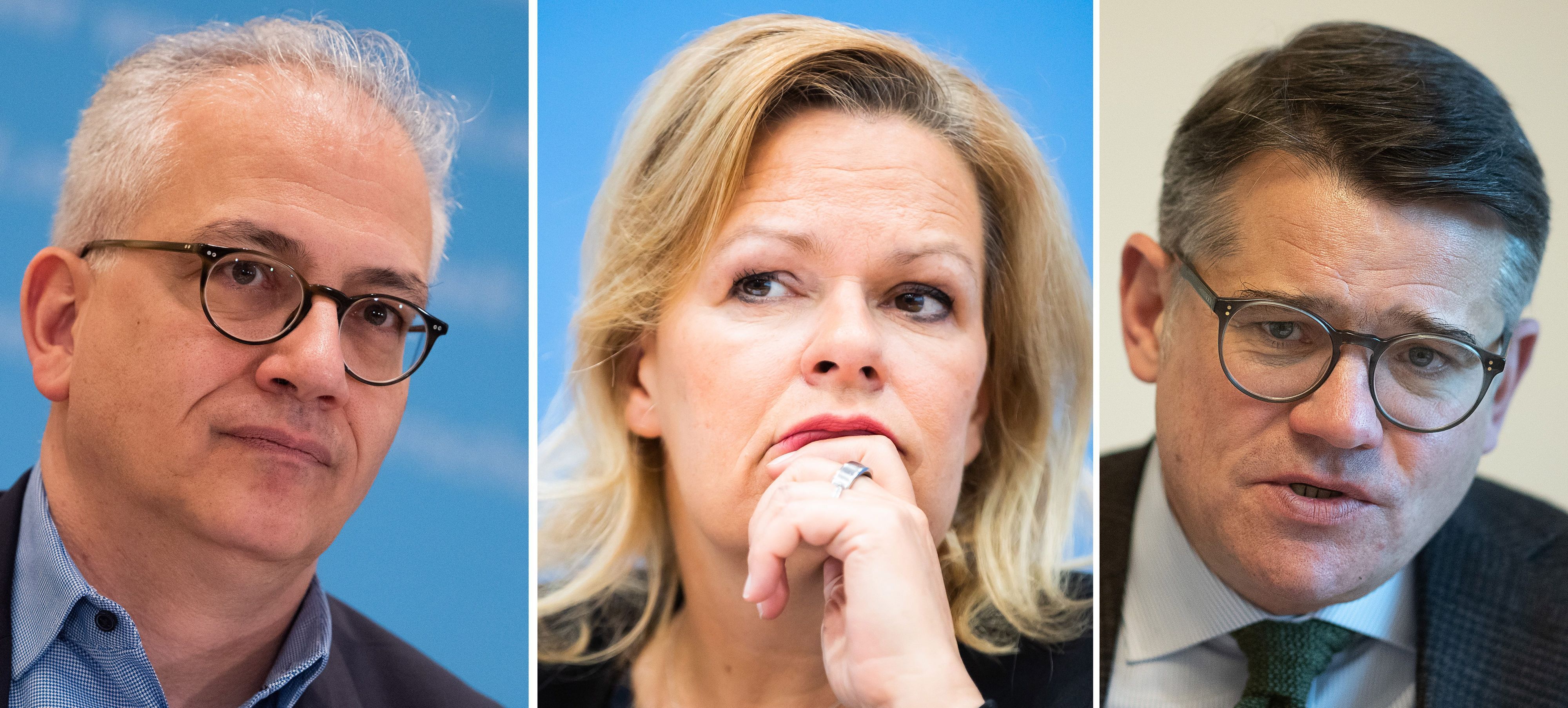 Die Spitzenkandidaten von Bündnis 90/Die Grünen, SPD und CDU zur hessischen Landtagswahl.