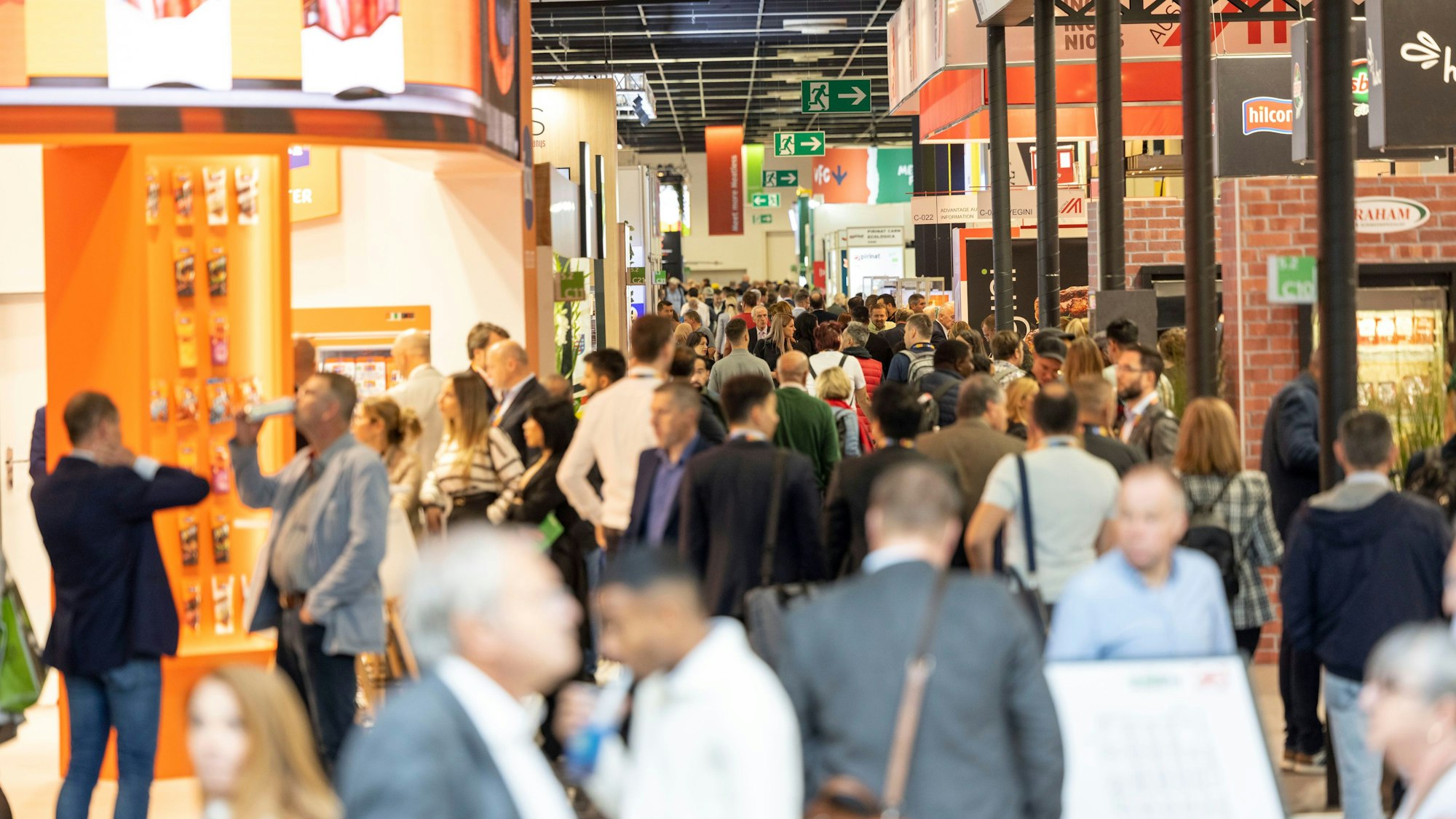 Die Anuga in der Kölner Messe.
