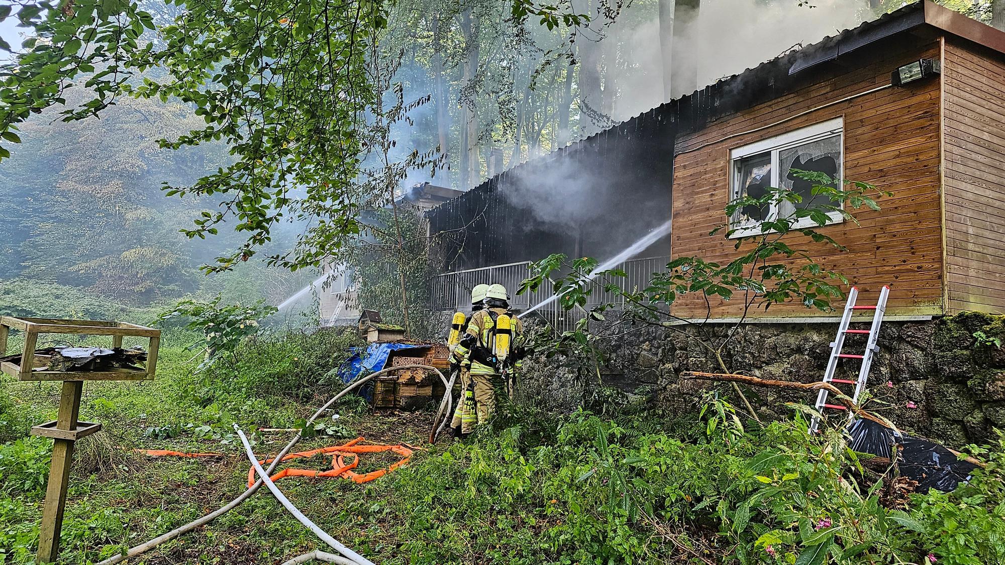 Insgesamt vier Stunden dauerte der Einsatz.
