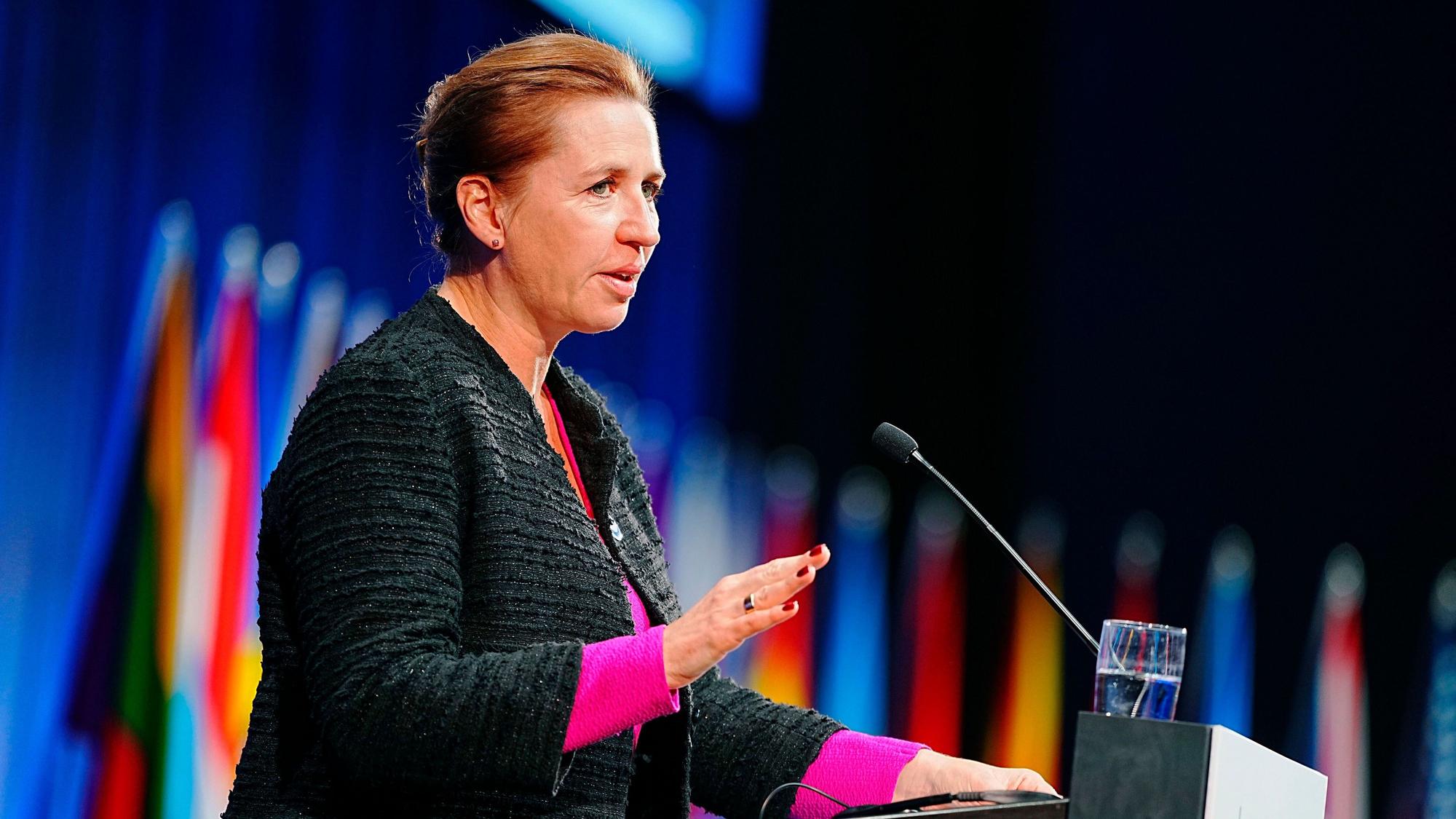 09.10.2023, Dänemark, Kopenhagen: Mette Frederiksen, Ministerpräsidentin von Dänemark