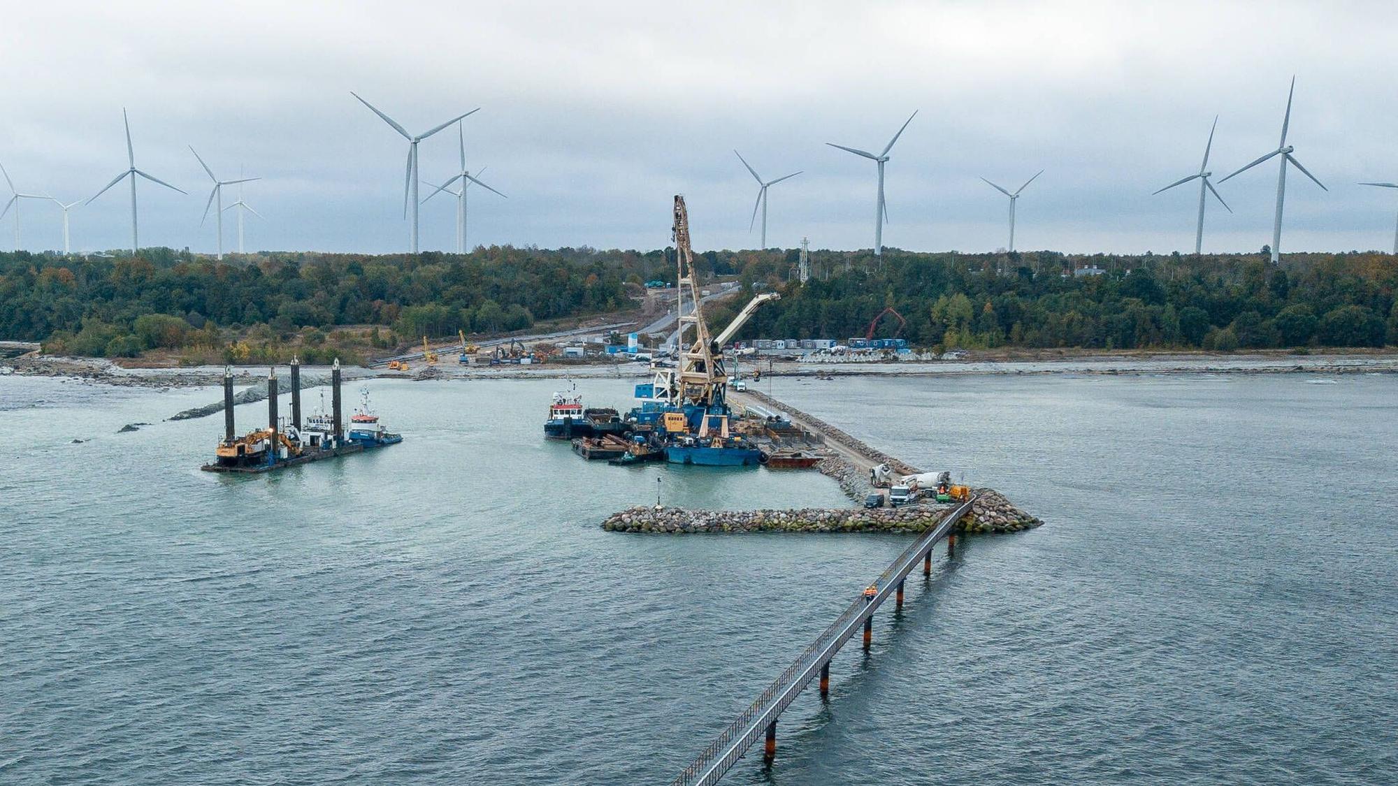 Ein Terminal der Ostsee-Pipeline Balticconnector in Estland. Laut finnischen Angaben sei das Leck an der Gas-Pipeline durch „äußeren Einfluss“ entstanden. Sicherheitskreise vermuten eine Beteiligung Russlands.