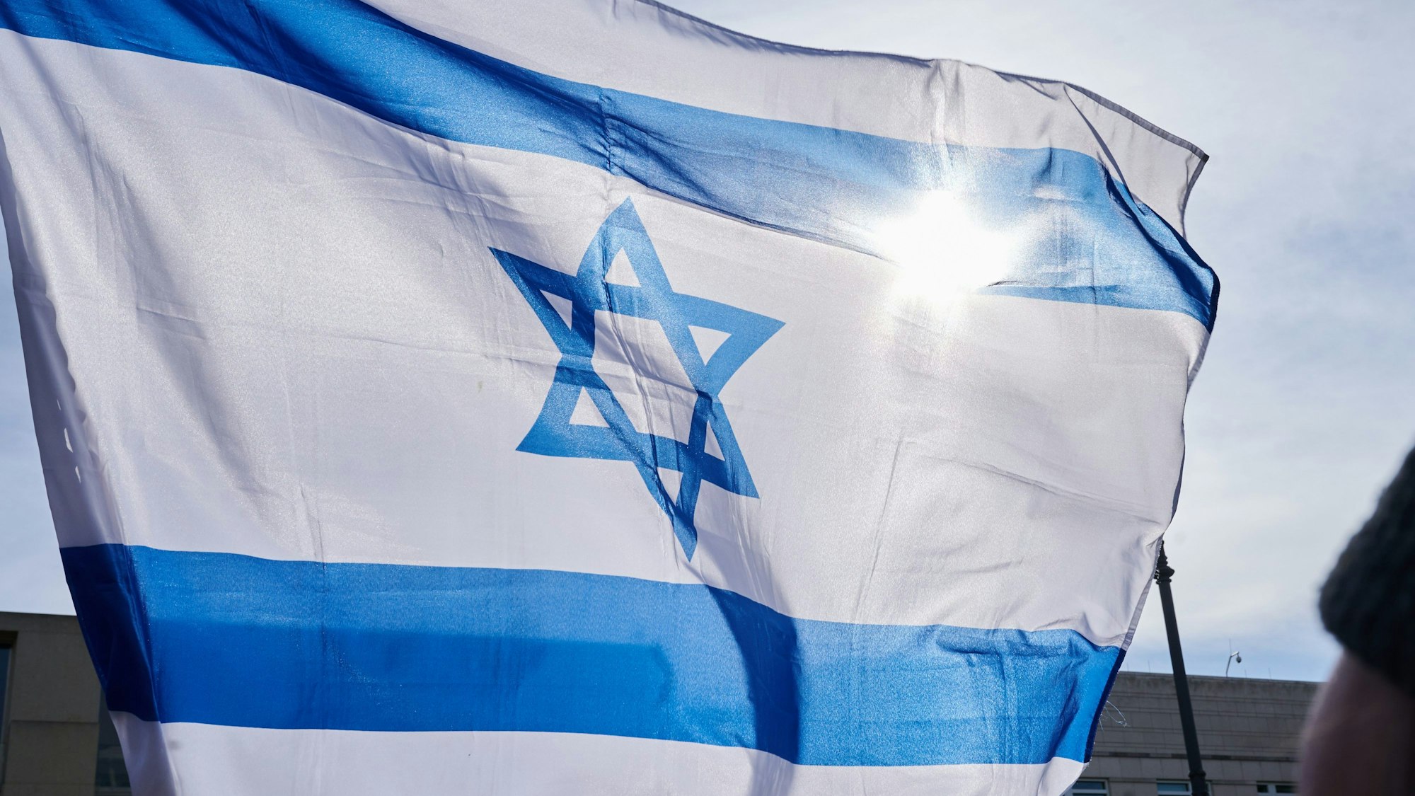 Eine israelische Flagge