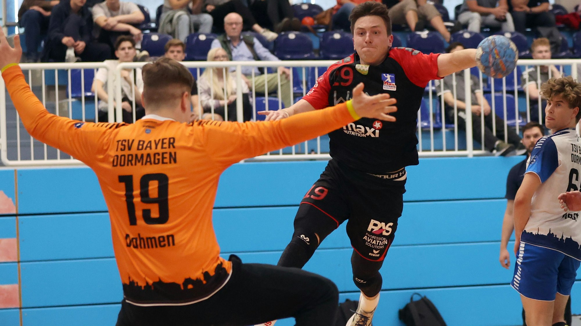 sport Handball Oberliga
Bayer Dormagen  HSG Refrath Hand
Lennart Niehaus