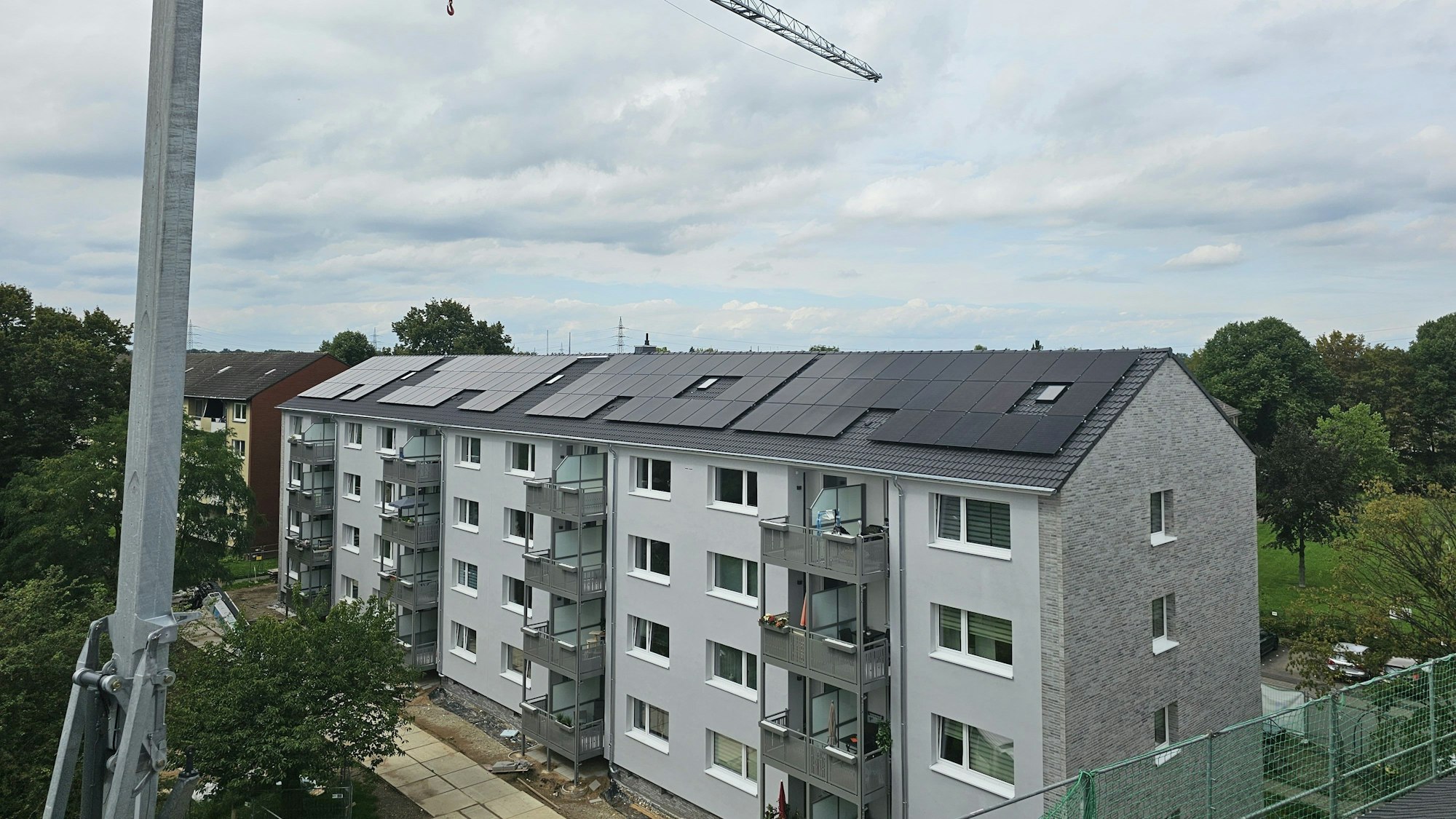 Der Anfang ist bereits gemacht: Die Siedlung in Holweide wird von Grund auf modernisiert.