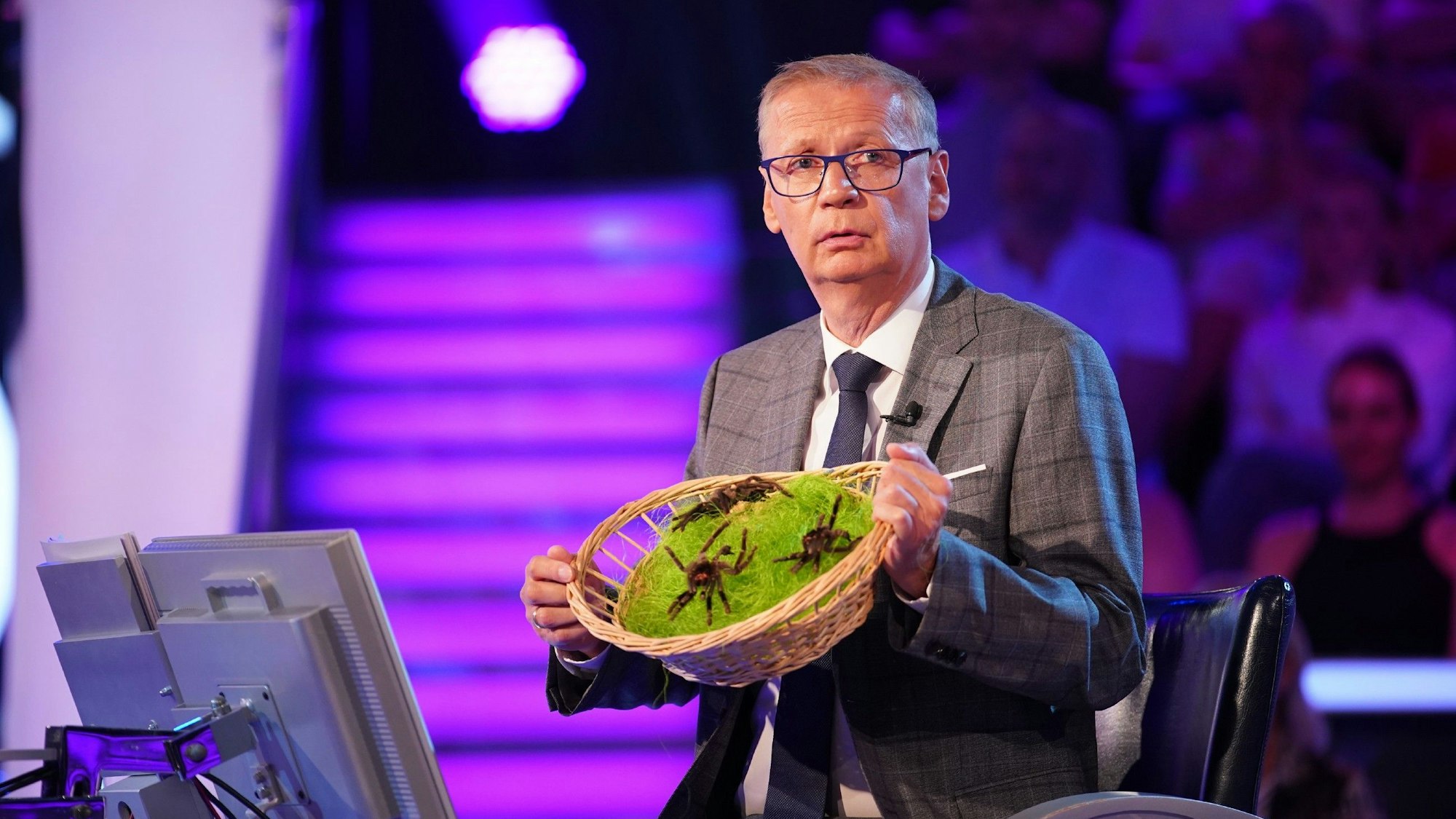 Moderator Günther Jauch.
Die Verwendung des sendungsbezogenen Materials ist nur mit dem Hinweis und Verlinkung auf RTL+ gestattet.