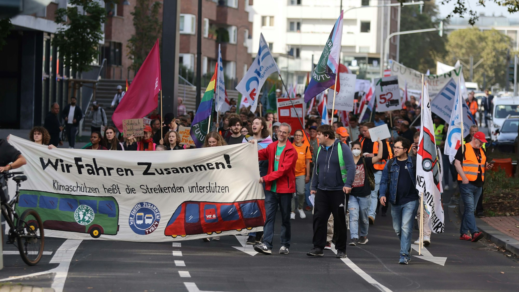 Die Demo vor dem Martim in Köln.