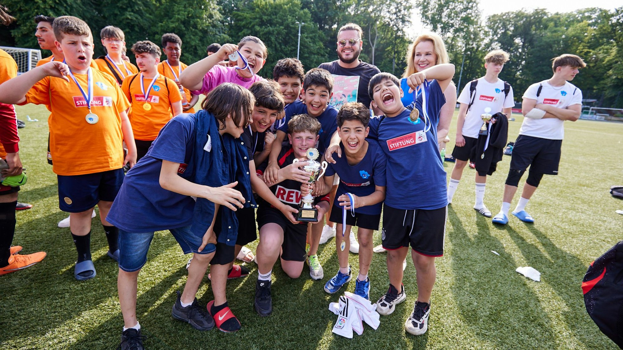 Das Team aus Godorf beim Kidsmiling-Sommercup 2023.