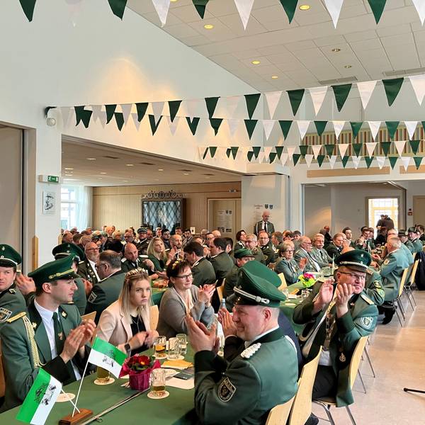 Delegiertenversammlung des Oberbergischen Schützenbundes in der Schützenhalle in Drolshagen.